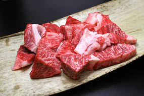 ちちんぷいぷい出演の、神戸牛カレー用角切り肉